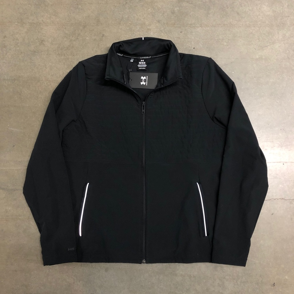 Under Armour Golf Women’s UA Storm Revo Jacket SAMPLE Sz Large Black New W. Tag